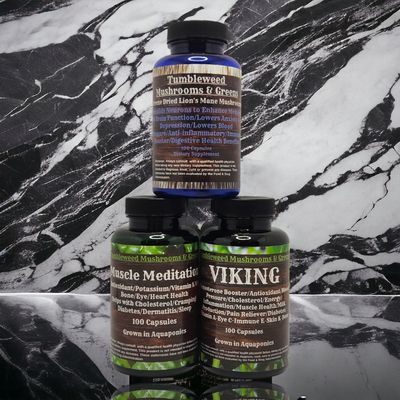 Lion's Mane Viking Muscle Meditation Capsules (Total Mind and Body Preventive Maintenance for Men) Freeze Dried 300 Count Lion's Mane Viking Muscle Meditation Capsules (Total Mind and Body Preventive Maintenance for Men) Freeze Dried 300 Count
