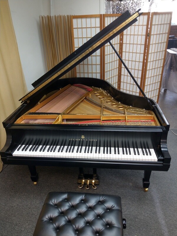 Steinway &amp; Sons Model M Grand Piano - Satin Ebony