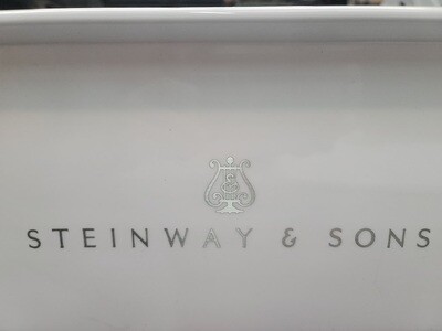 Steinway & Sons Model L Grand Piano - High Gloss White
