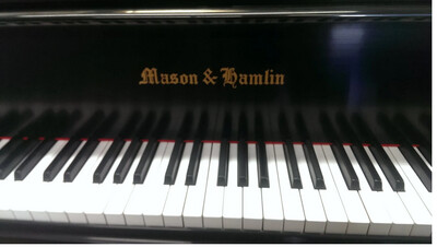 Mason & Hamlin Model A Grand Piano + 2022 QRS PNO3 Wireless Player.