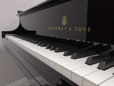 Steinway & Sons Model L Grand Piano - Ebony High Gloss