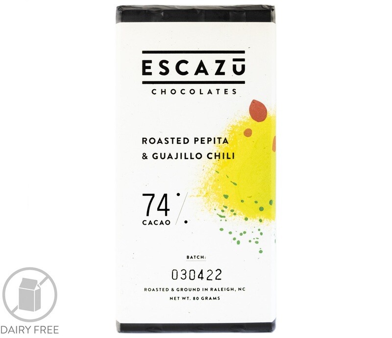 74% Roasted Pepita &amp; Guajillo Chili Bar