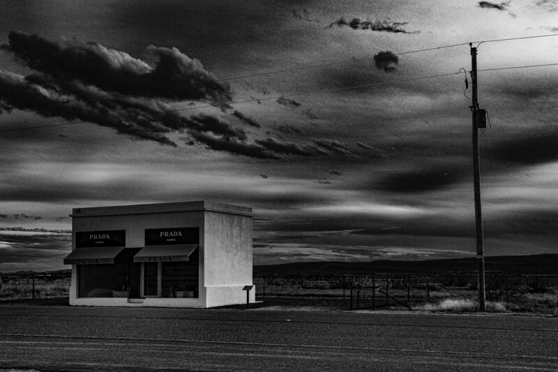 Prada Marfa. Marfa, TX. (unframed: 12&quot;x8&quot; print)