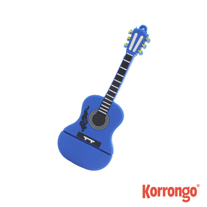 GUITARRA AZUL LLAVE MAYA