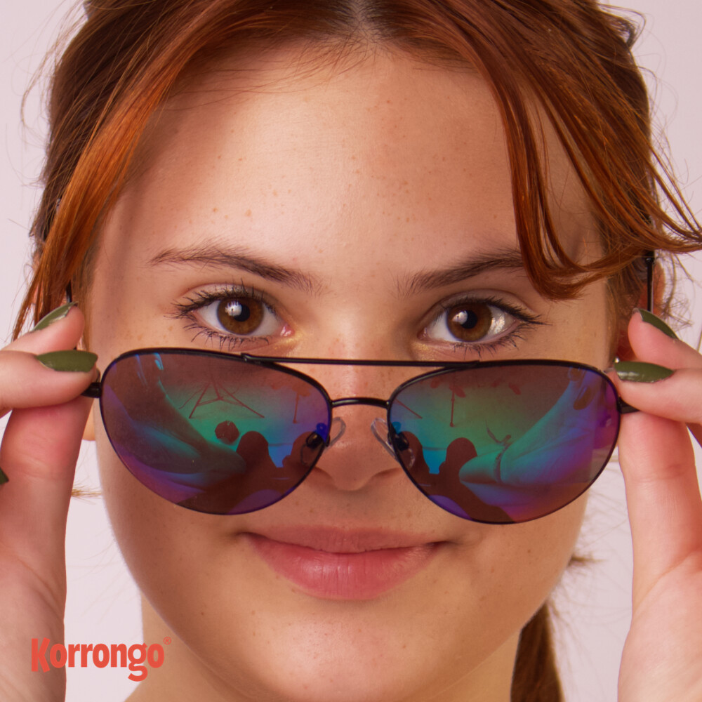 Lentes de Sol Aviador Tornasol