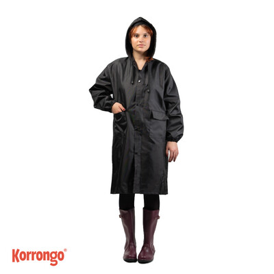 GABARDINA IMPERMEABLE NEGRO