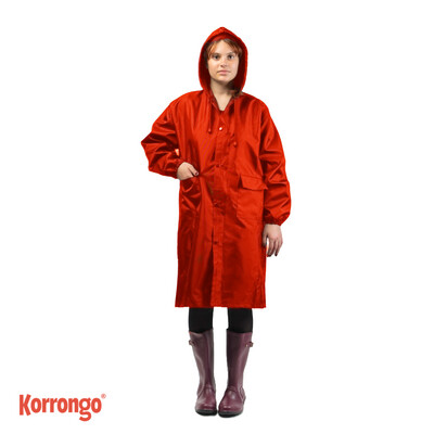 GABARDINA IMPERMEABLE ROJO