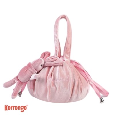 COSMETIQUERA TERCIOPELO ROSADO