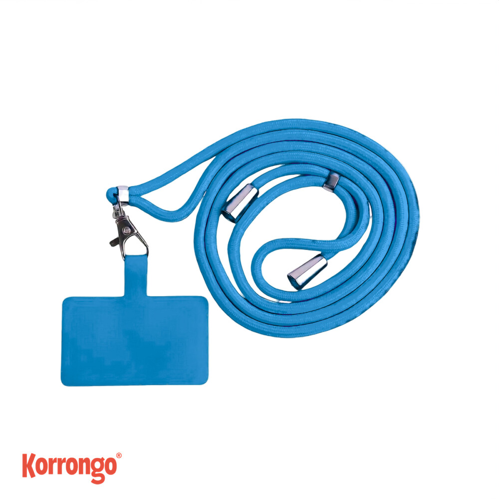 LANYARD PARA CELULAR CELESTE