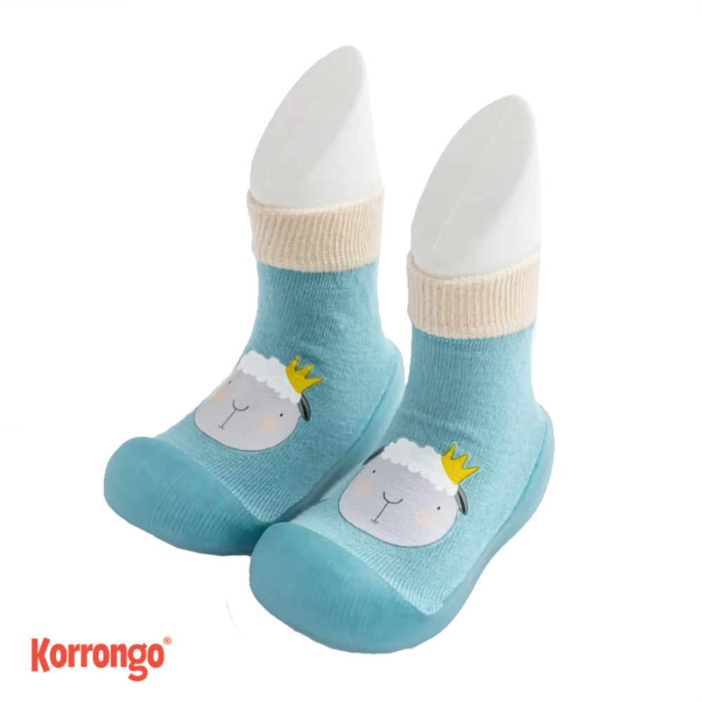 MEDIAS/PANTUFLAS BEBE CELESTE