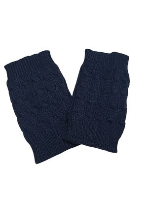 CALENTADORES DECORATIVO TEJIDO AZUL