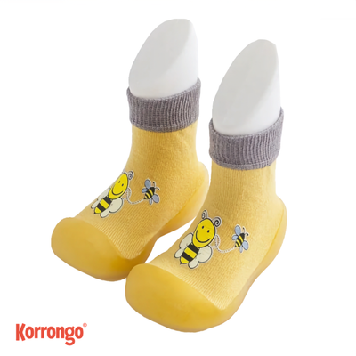 MEDIAS/PANTUFLAS BEBE AMARILLO