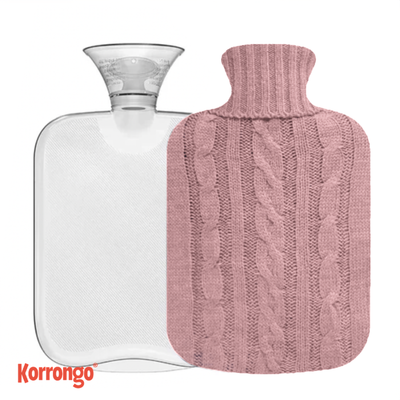 BOLSA AGUA CALIENTE/FORRO ROSADO