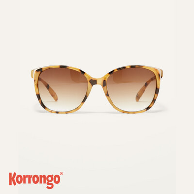 Lentes de Sol Cuadrado Carey/Dorado