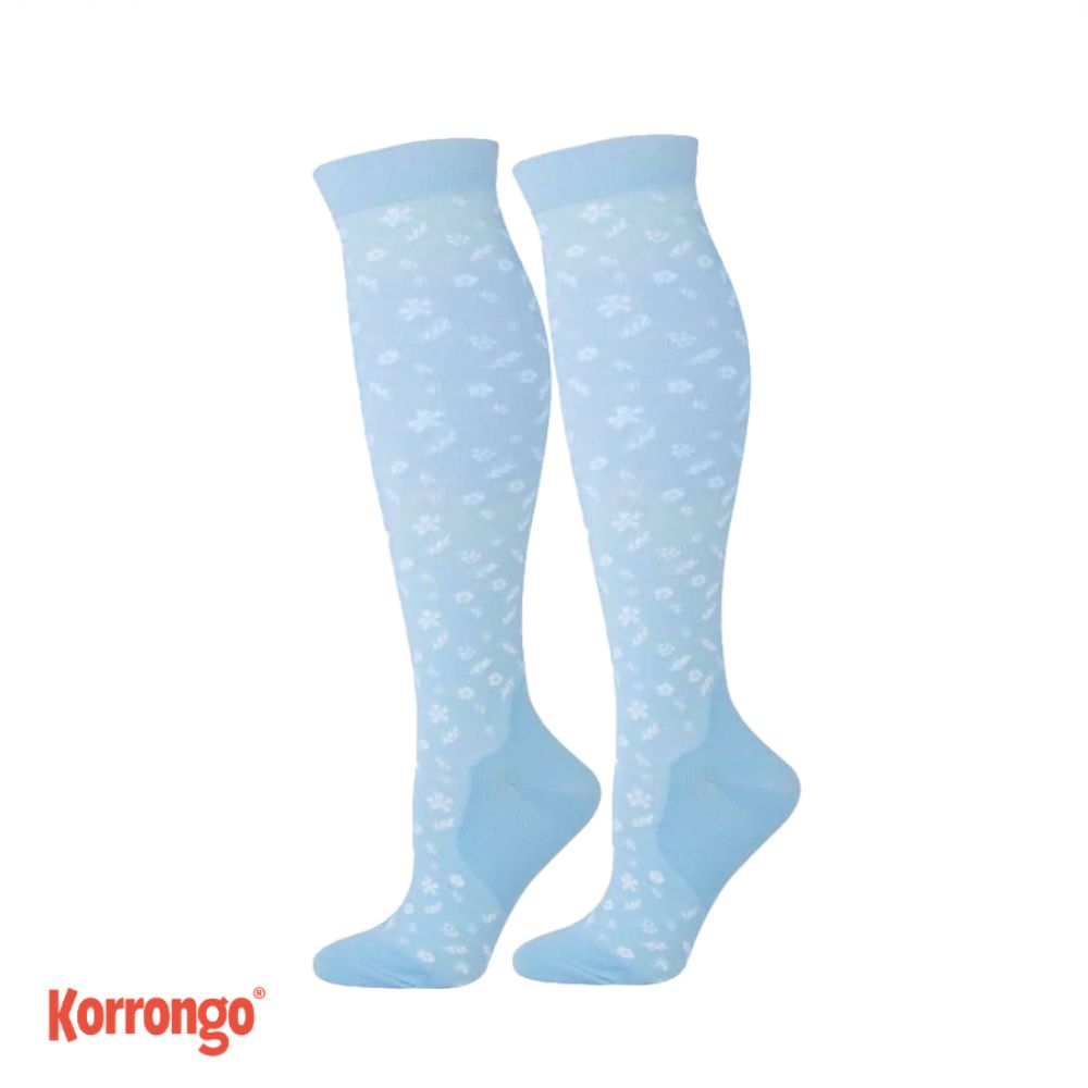 COMPRESION BAJA FLORES CELESTE