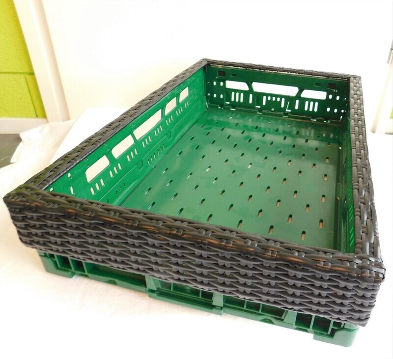 SEB kunststof zwart 41*30*7 cm lange zijkant open