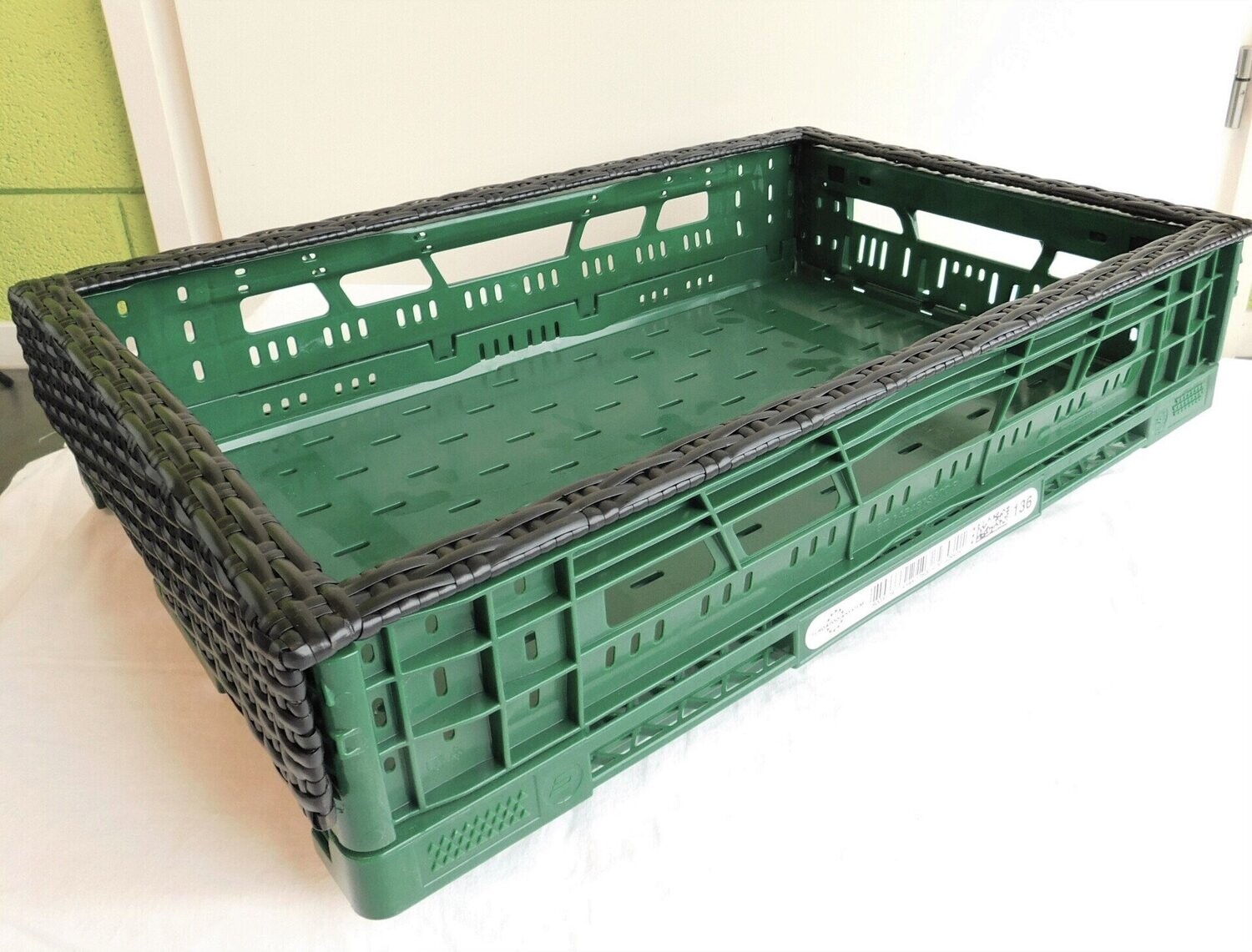 SEB frame zwart, 1 geweven korte zijde 40,5*30*7 cm, model D