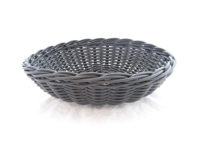 Schaal kunststof zwart 35*9 cm