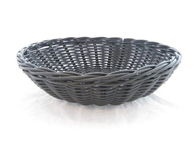 Schaal kunststof zwart 40*11 cm
