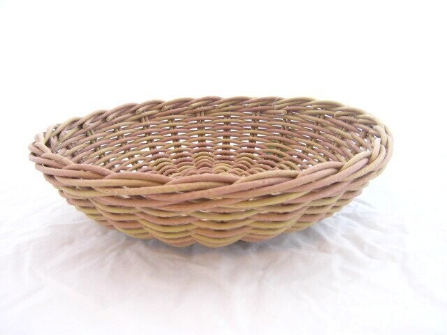 Schaal kunststof two-tone bruin 35*9 cm