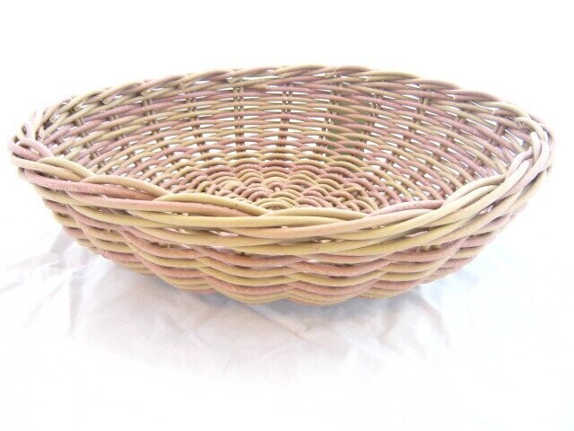 Schaal kunststof two-tone bruin 40*11 cm