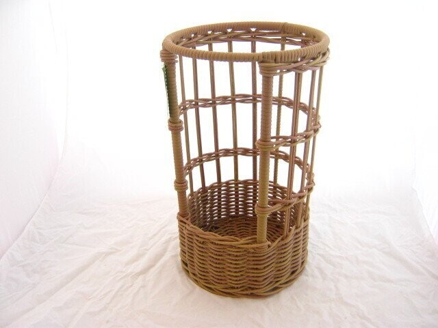 Stokbroodmand rond kunststof two-tone bruin 30*50 cm