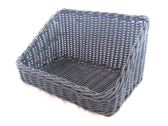 Buffetmand kunststof zwart 40*38*9/25 cm