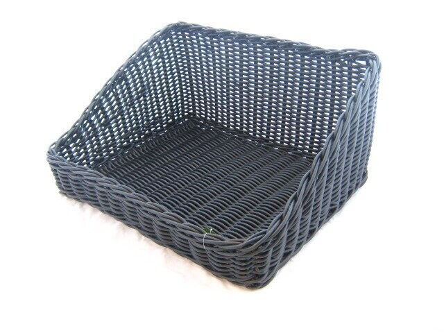 Buffetmand kunststof zwart 48*40*9/25 cm