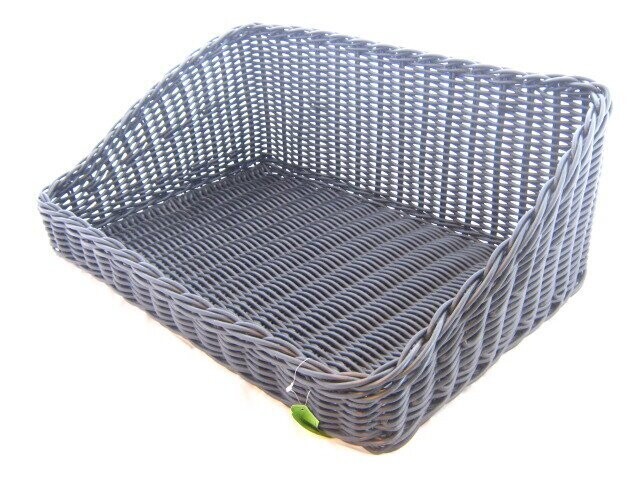 Buffetmand kunststof zwart 59*40*9/25 cm