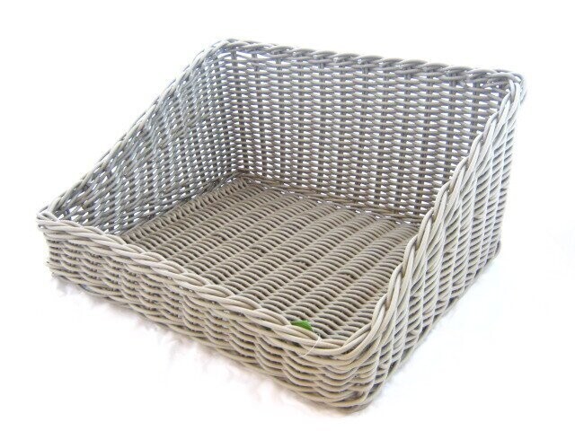 Buffetmand kunststof grijs 48*40*9/25 cm