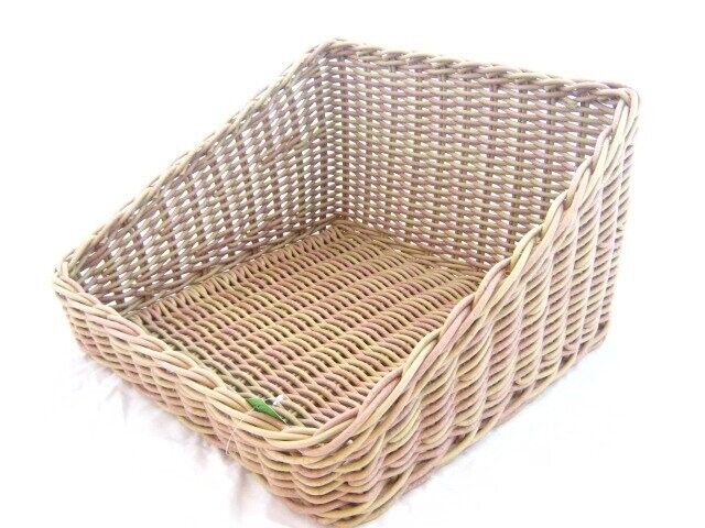 Buffetmand kunststof two-tone bruin 40*38*9/25 cm