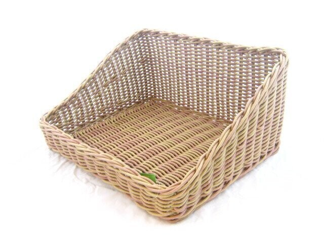 Buffetmand kunststof two-tone bruin 59*40*9/25 cm