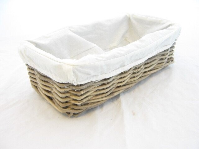 Etalagemand Artisan Kubu met cremekleur stof 40*20*12 cm