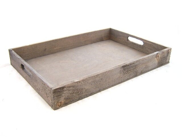 Dienblad oud hout 50*35*6 cm