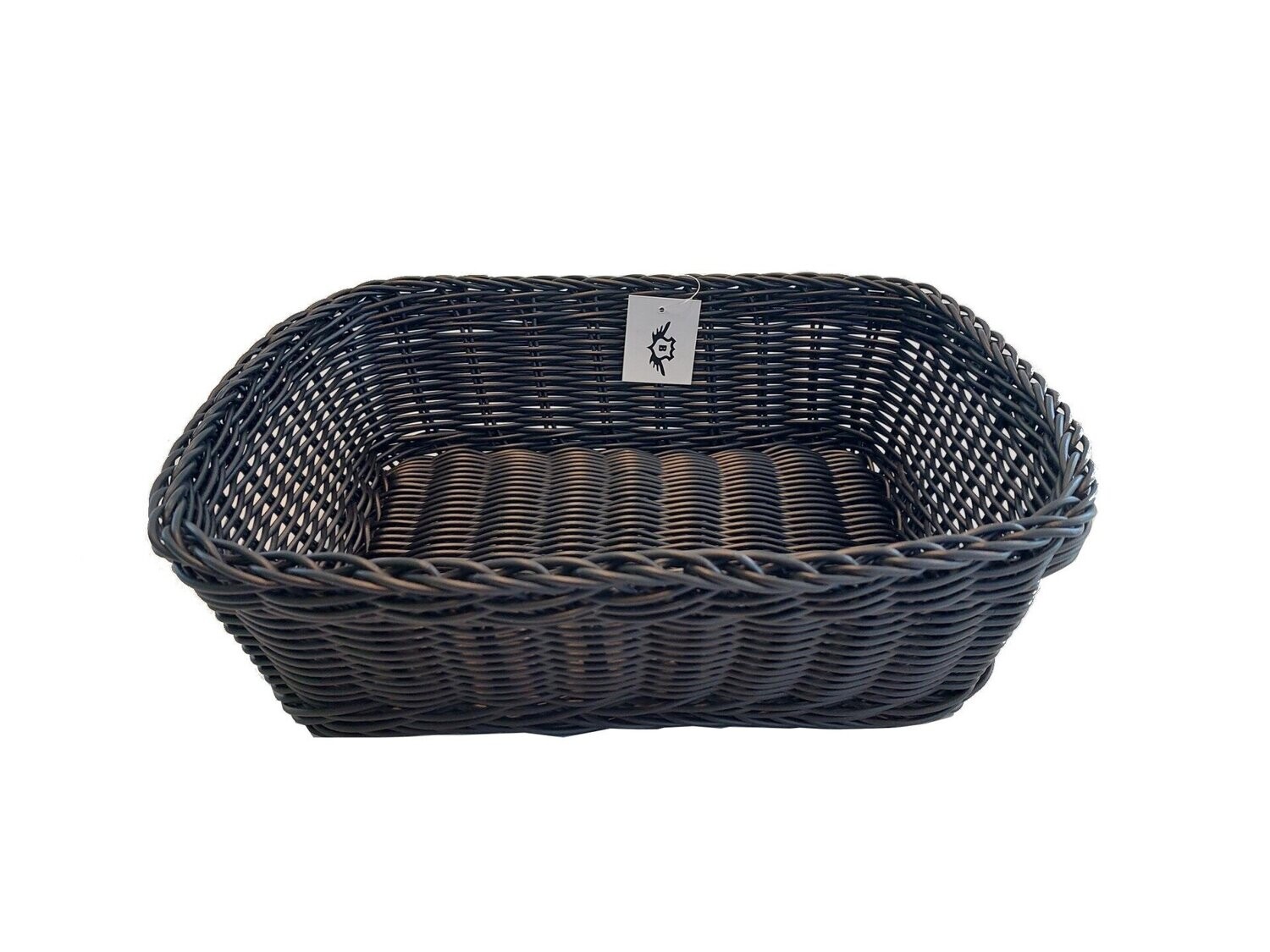 PP mand zwart 35*28*11 cm