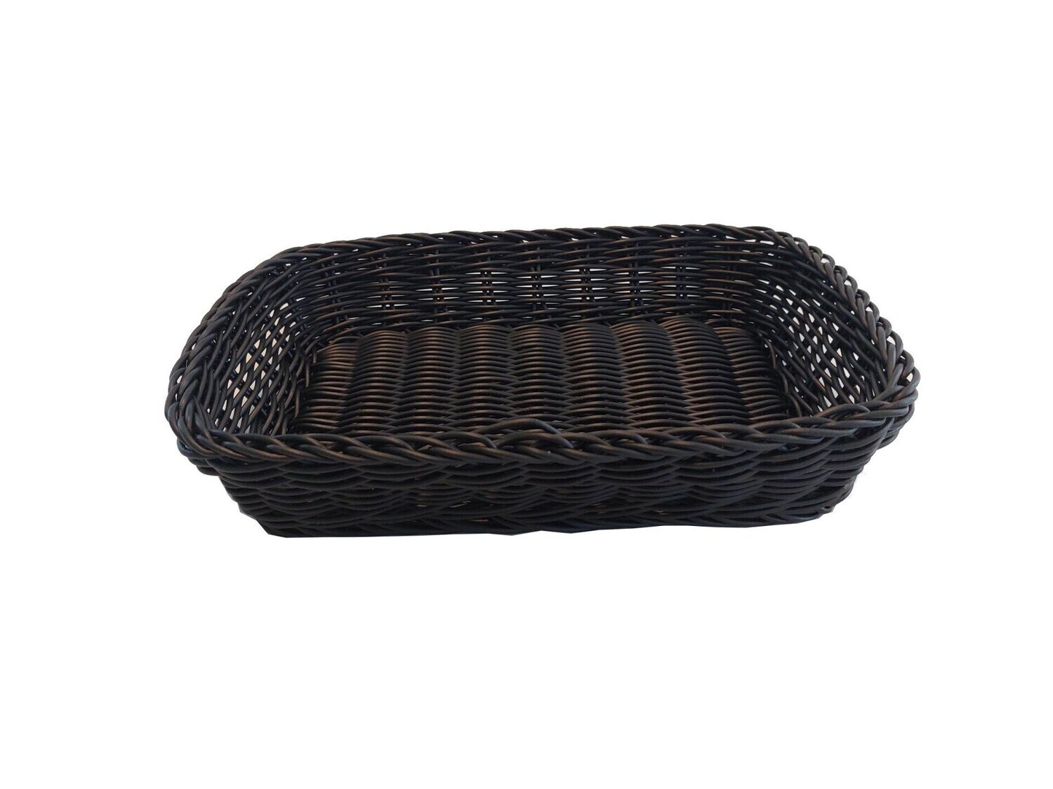 PP mand zwart 33*23*7 cm