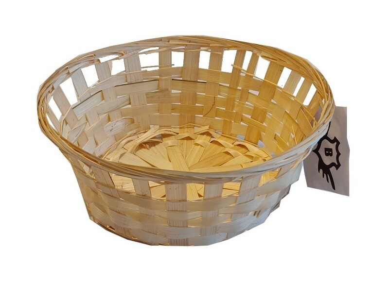 Broodmand bamboe rond open 22*8.5 cm