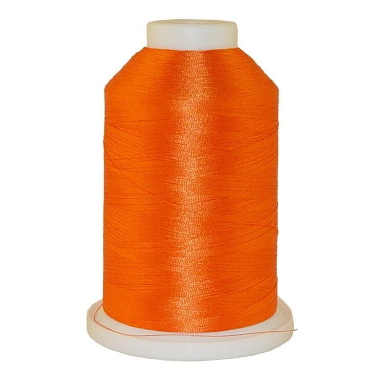 Dark Texas Orange # 1255 Iris Trilobal Polyester Thread - 5500 Yds