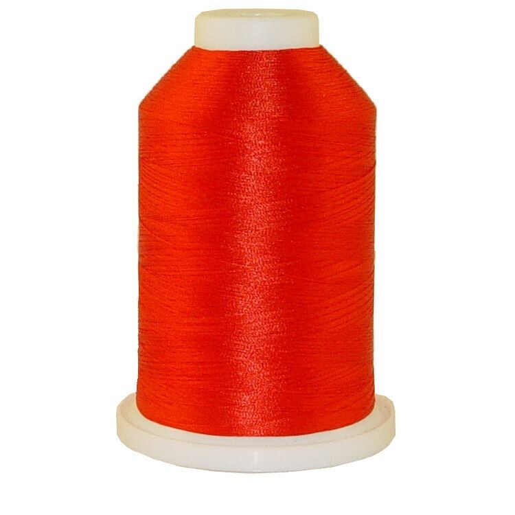 Flame Red # 1016 Iris Polyester Embroidery Thread - 600 Yd Snap Spool