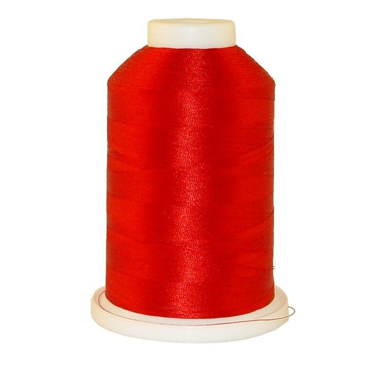 Foxy Red # 1018 Iris Polyester Embroidery Thread - 600 Yd Snap Spool