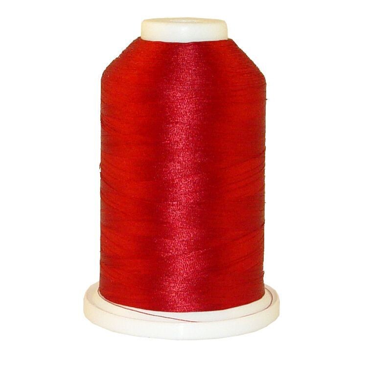 Candy Apple Red # 1020 Iris Polyester Embroidery Thread - 600 Yd Snap Spool