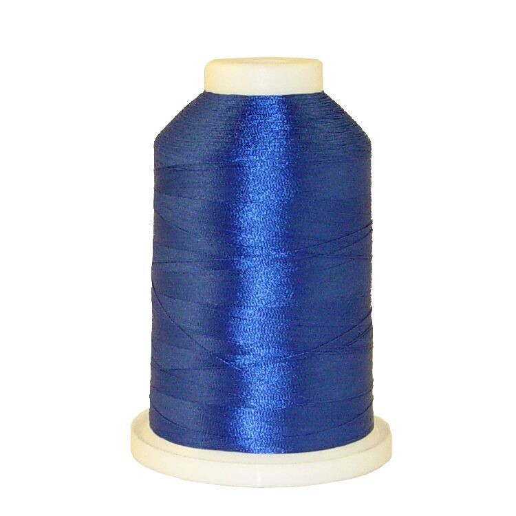 Blue # 1038 Iris Polyester Embroidery Thread - 600 Yd Snap Spool