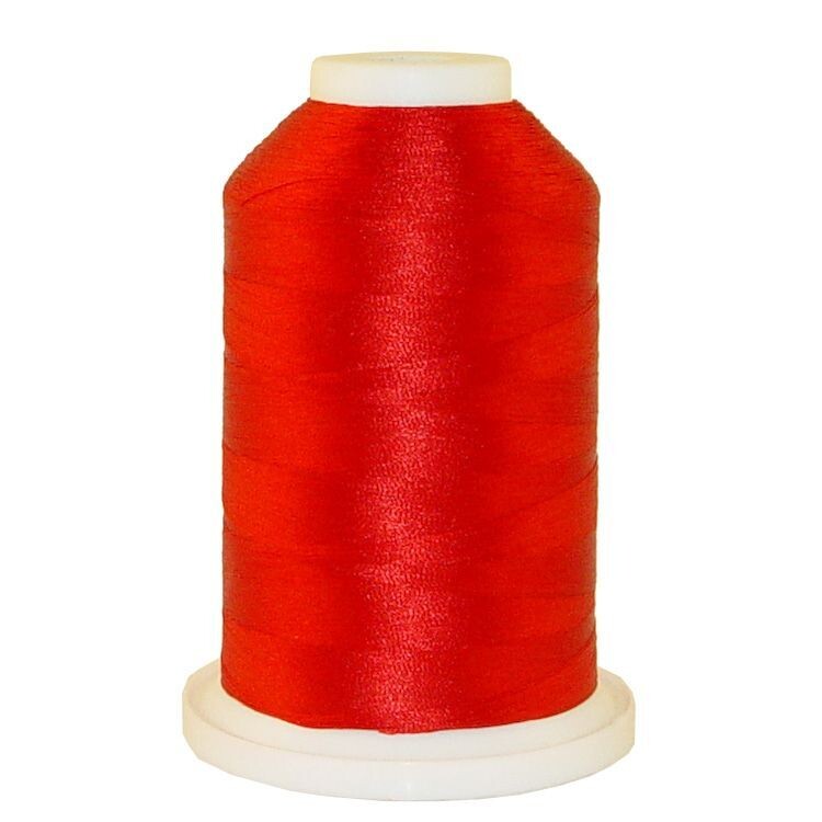 Jocky Red # 1019 Iris Polyester Embroidery Thread - 600 Yd Snap Spool