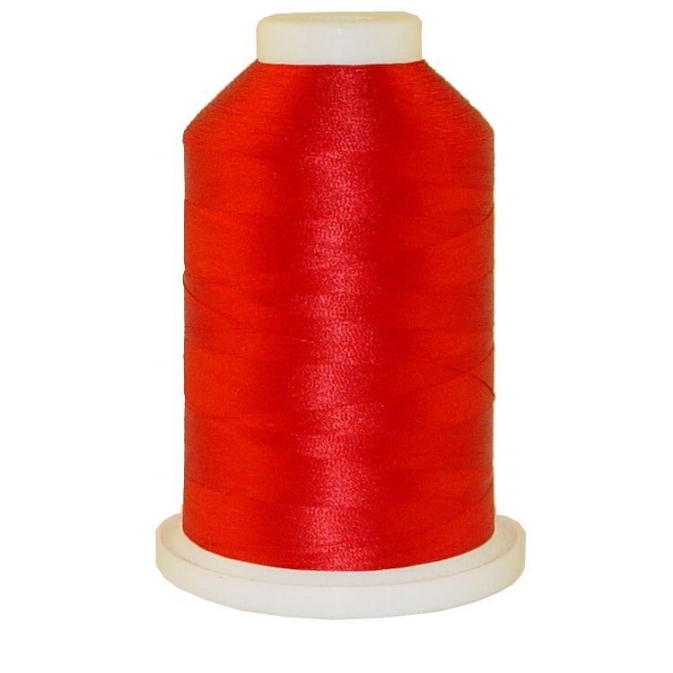 Radiant Red # 1023 Iris Polyester Embroidery Thread - 600 Yd Snap Spool
