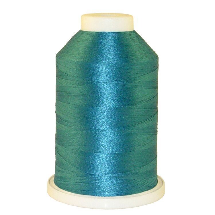 Aqua # 1225 Iris Polyester Embroidery Thread - 1100 Yds