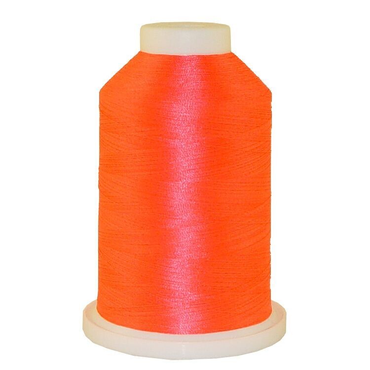 Neon Red # 1168 Iris Polyester Embroidery Thread - 1100 Yds
