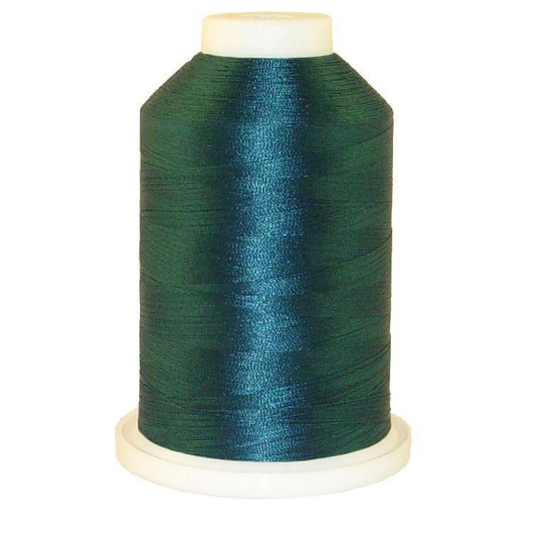 Dark Teal # 1229 Iris Polyester Embroidery Thread - 1100 Yds