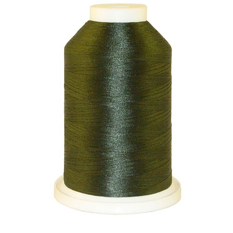 Turkish Green # 1236 Iris Polyester Embroidery Thread - 1100 Yds