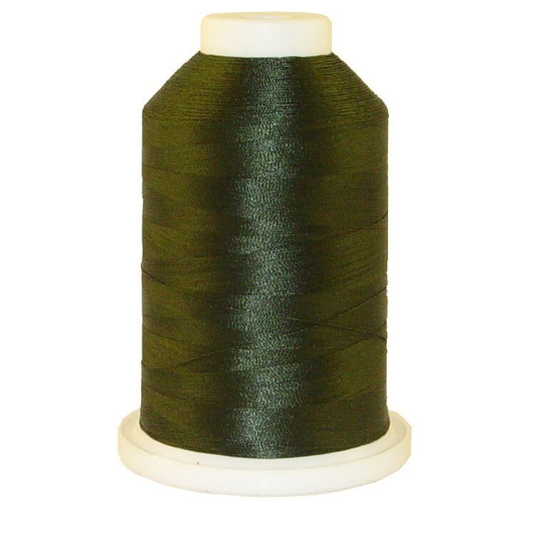 Olive Drab # 1238 Iris Polyester Embroidery Thread - 1100 Yds