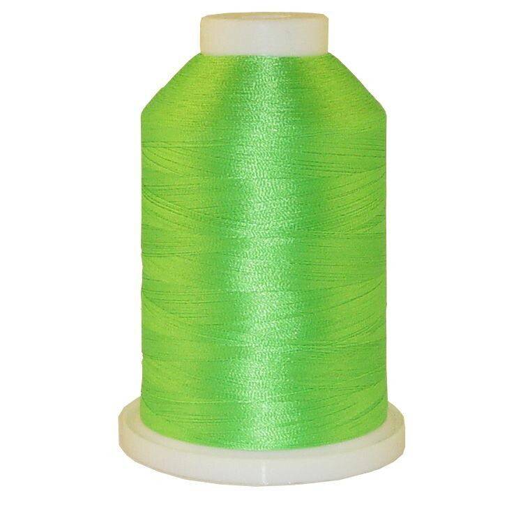 Neon Green # 1167 Iris Polyester Embroidery Thread - 600 Yd Snap Spool